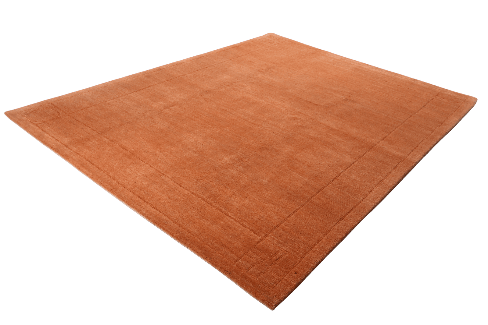 Nepal Suman — Hand-knotted, 200x250 cm, Orange, 100% Virgin Wool | View 6