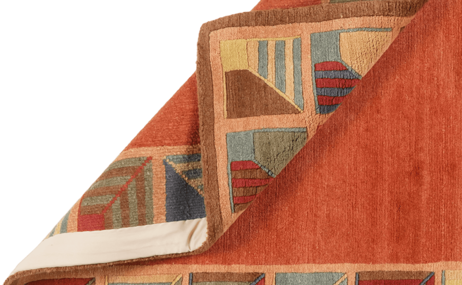 Nepal Rupali — Hand-knotted, 122x182 cm, Red, 100% Virgin Wool | View 5