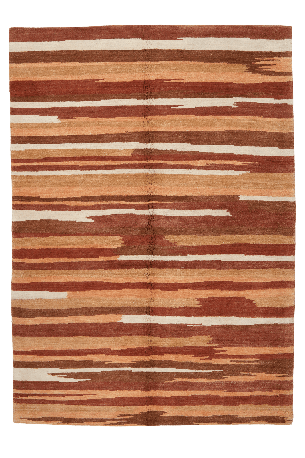 Nepal Lila — Hand-knotted, 172x241 cm, Brown, 100% Virgin Wool | Main view