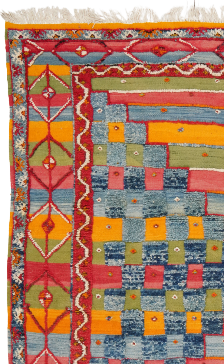 Marokko Assia — Handgefertigt, 267x195 cm, Bunt, 100% Virgin Wool | View 4