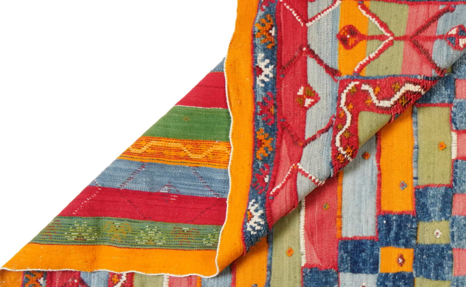 Marokko Assia — Handgefertigt, 267x195 cm, Bunt, 100% Virgin Wool | View 6