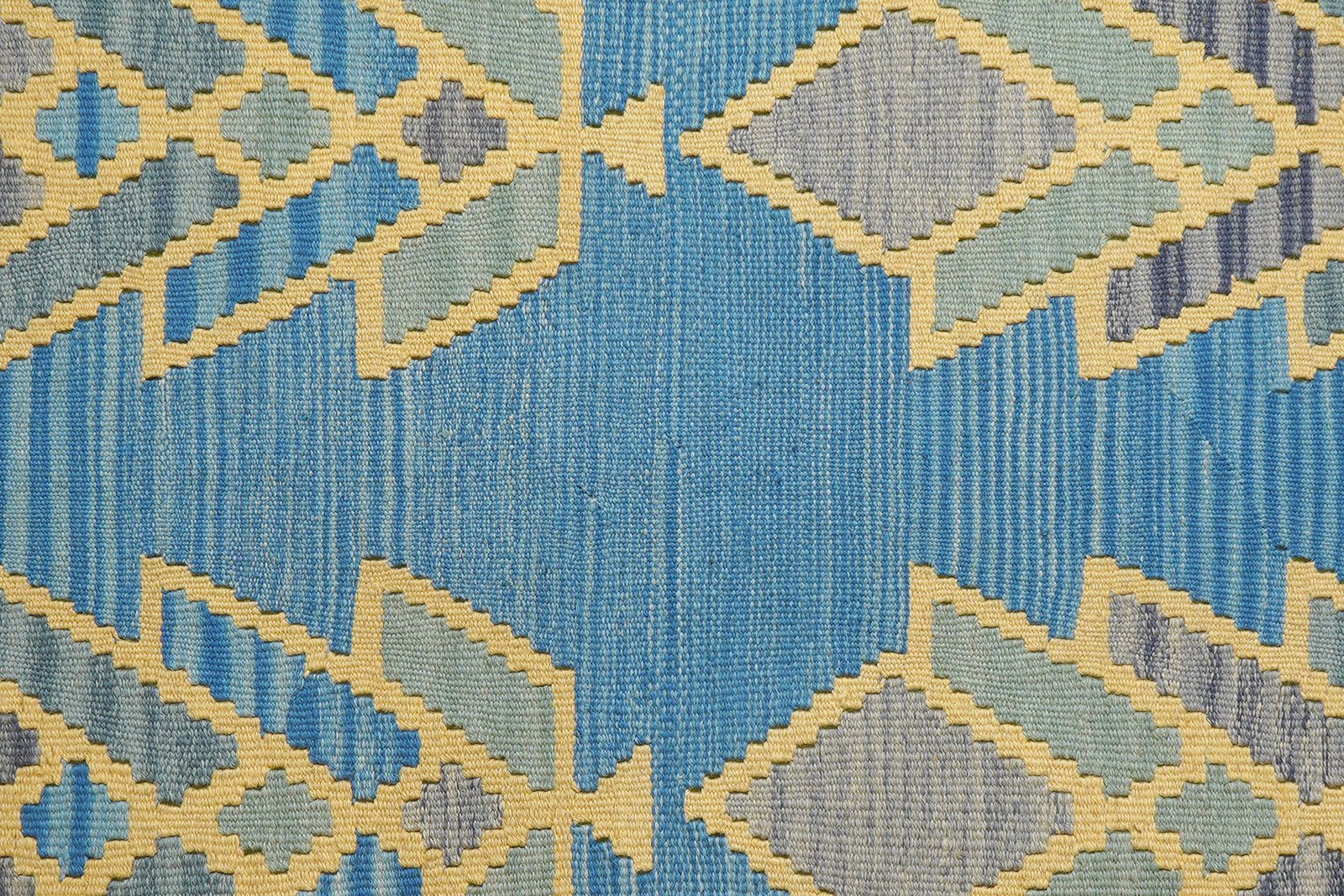 Kelim Gashgai — Handmade, 171x238 cm, Blue, 100% Virgin Wool | View 5