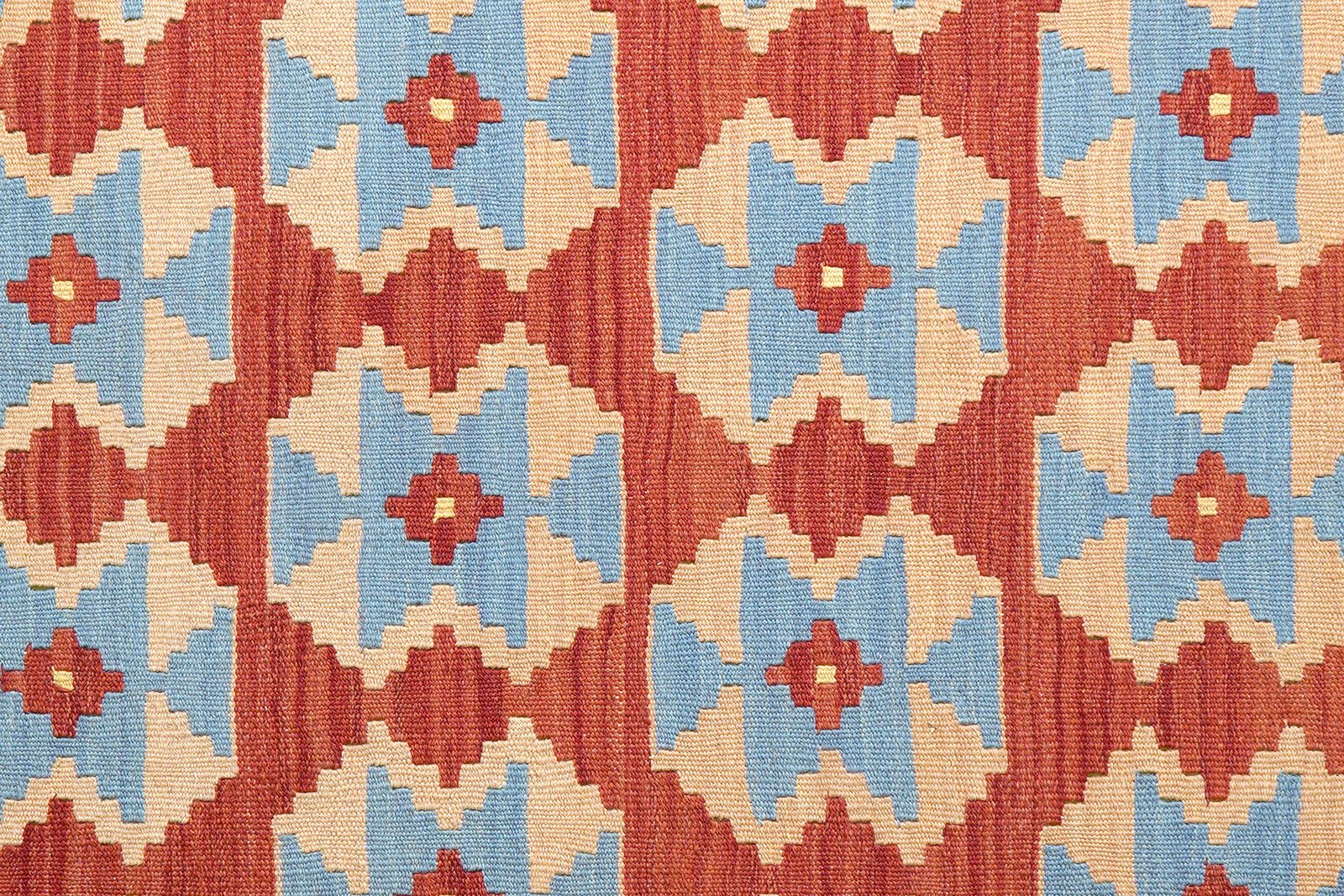 Kelim Gashgai — Handmade, 170x252 cm, Red, 100% Virgin Wool | View 5