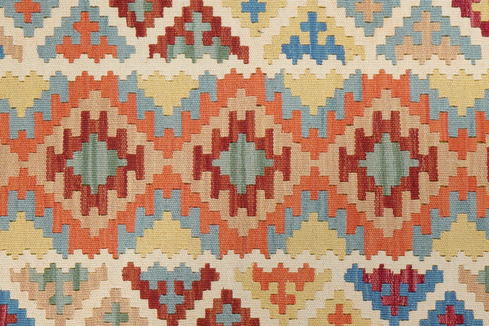Kelim Gashgai — Handmade, 83x206 cm, Multicolor, 100% Virgin Wool | View 5