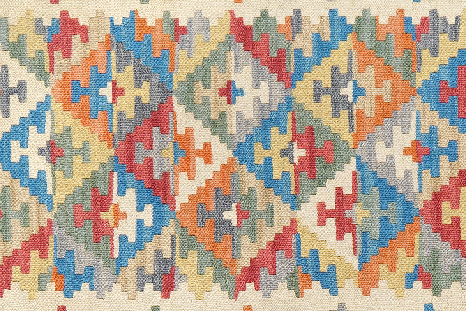 Kelim Gashgai — Handmade, 101x153 cm, Multicolor, 100% Virgin Wool | View 5