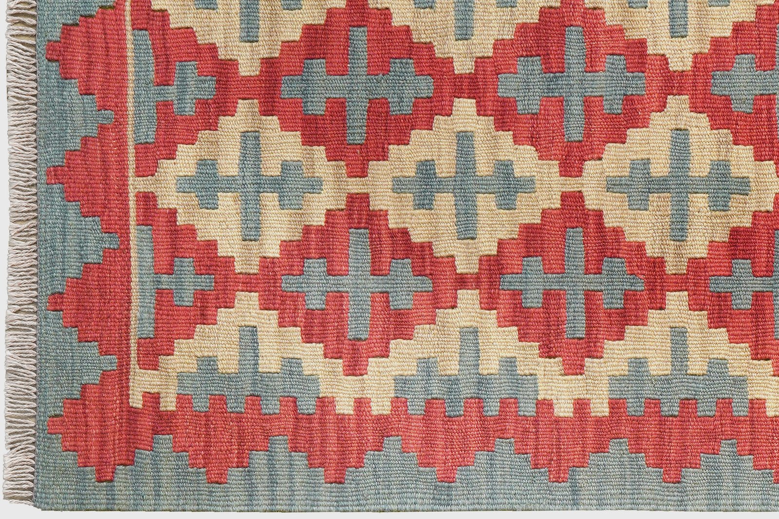 Kelim Gashgai — Handmade, 103x152 cm, Multicolor, 100% Virgin Wool | View 3