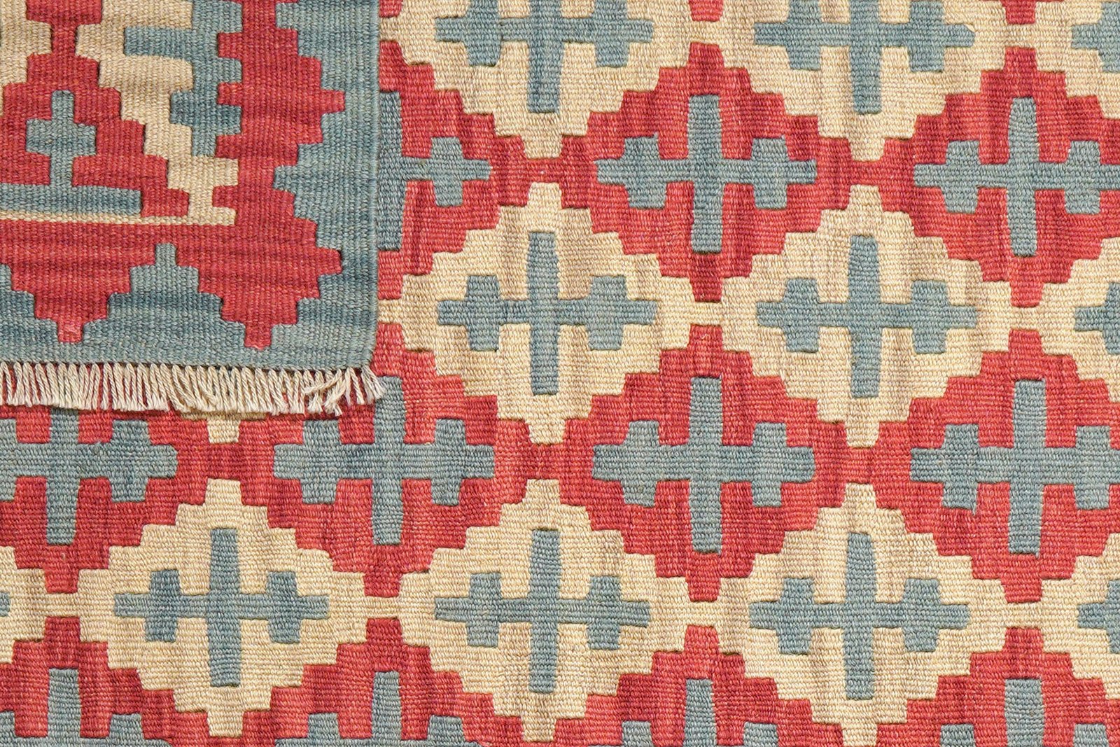 Kelim Gashgai — Handmade, 103x152 cm, Multicolor, 100% Virgin Wool | View 6