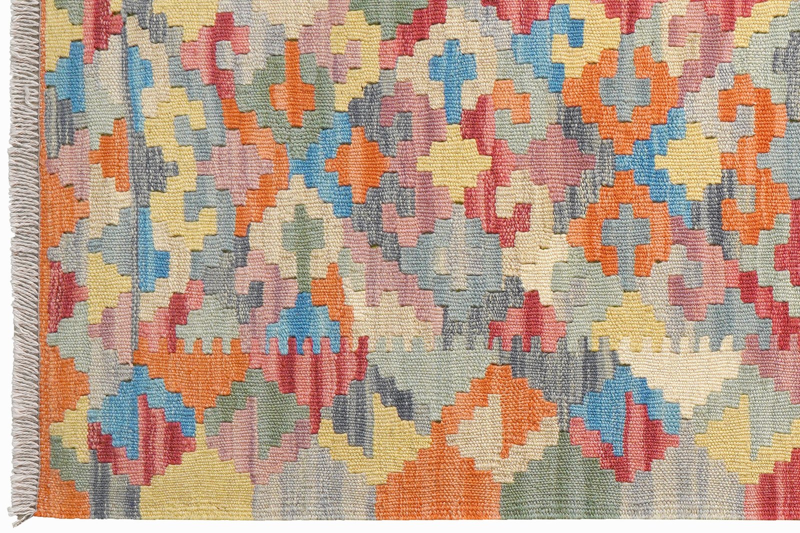 Kelim Gashgai — Handmade, 102x150 cm, Multicolor, 100% Virgin Wool | View 3