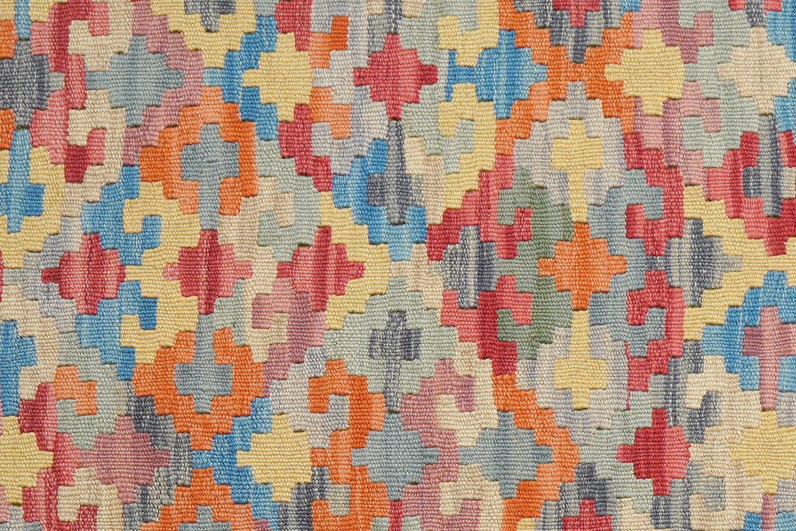 Kelim Gashgai — Handgefertigt, 150x102 cm, Bunt, 100% Virgin Wool | View 6