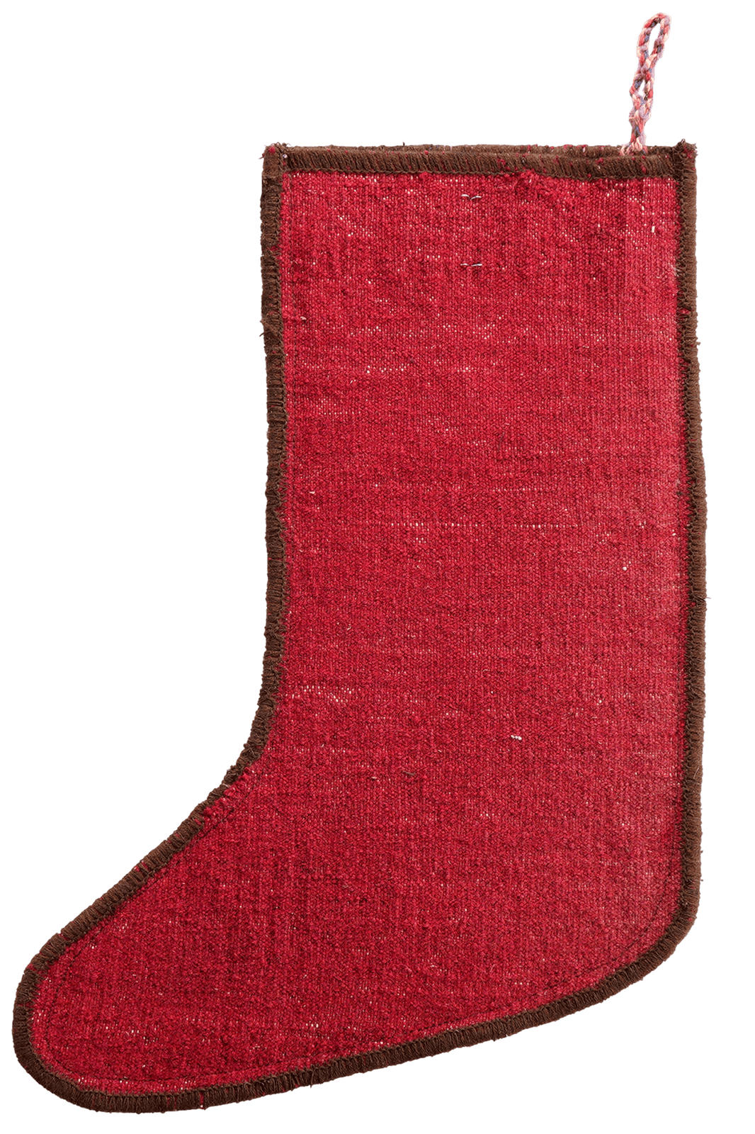 Weihnachtsstrumpf — Hand-knotted, 56x41 cm, Multicolor, 100% Virgin Wool | View 3