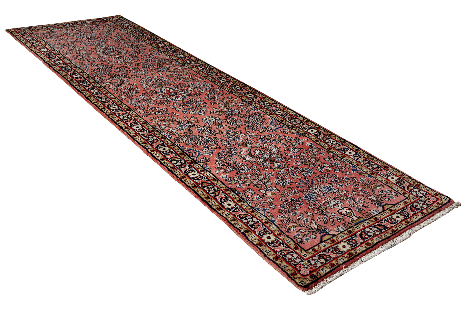 Mehreban — Hand-knotted, 76x307 cm, Red, 100% Virgin Wool | View 4