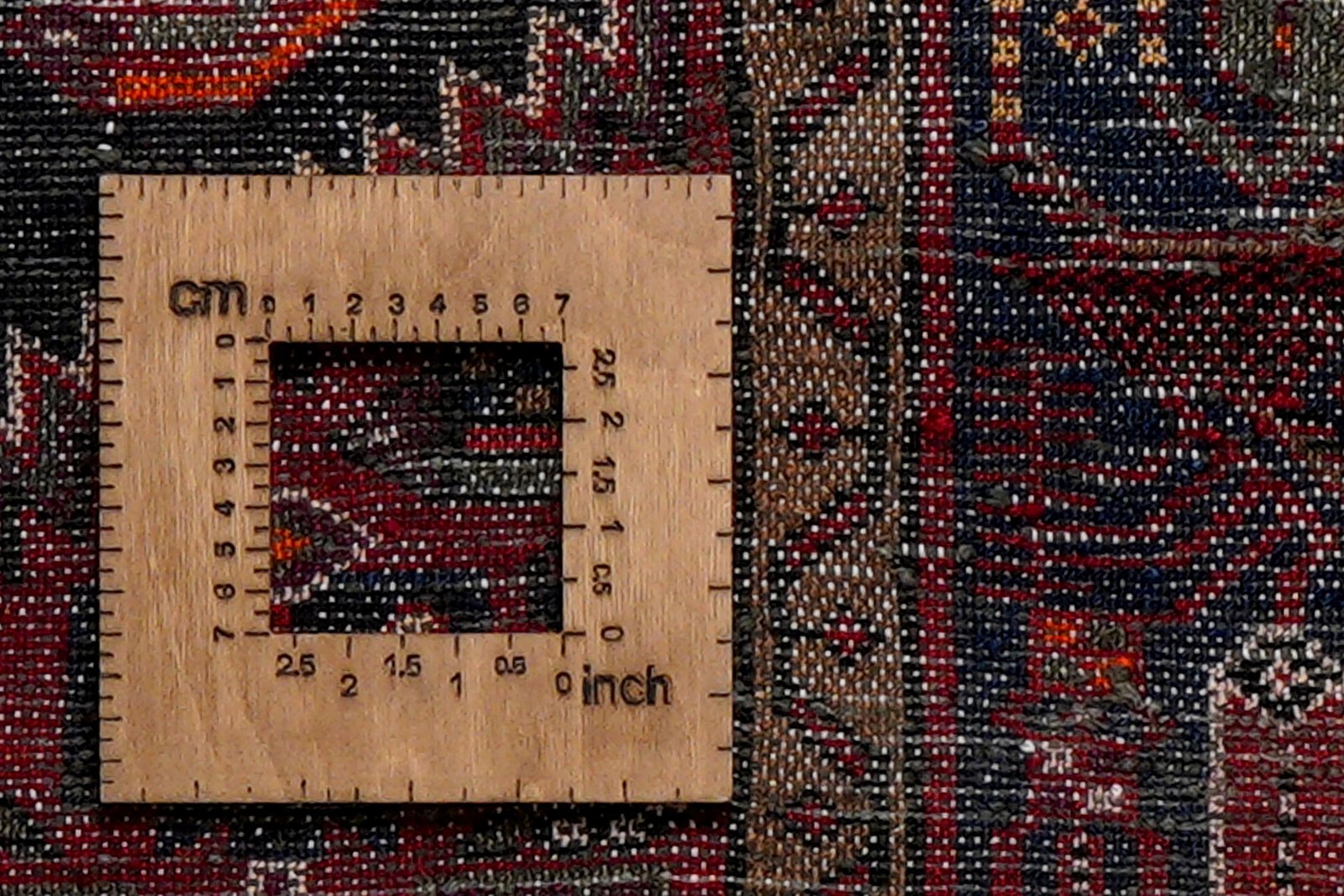 Khamseh — Hand-knotted, 133x221 cm, Blue, 100% Virgin Wool | View 8