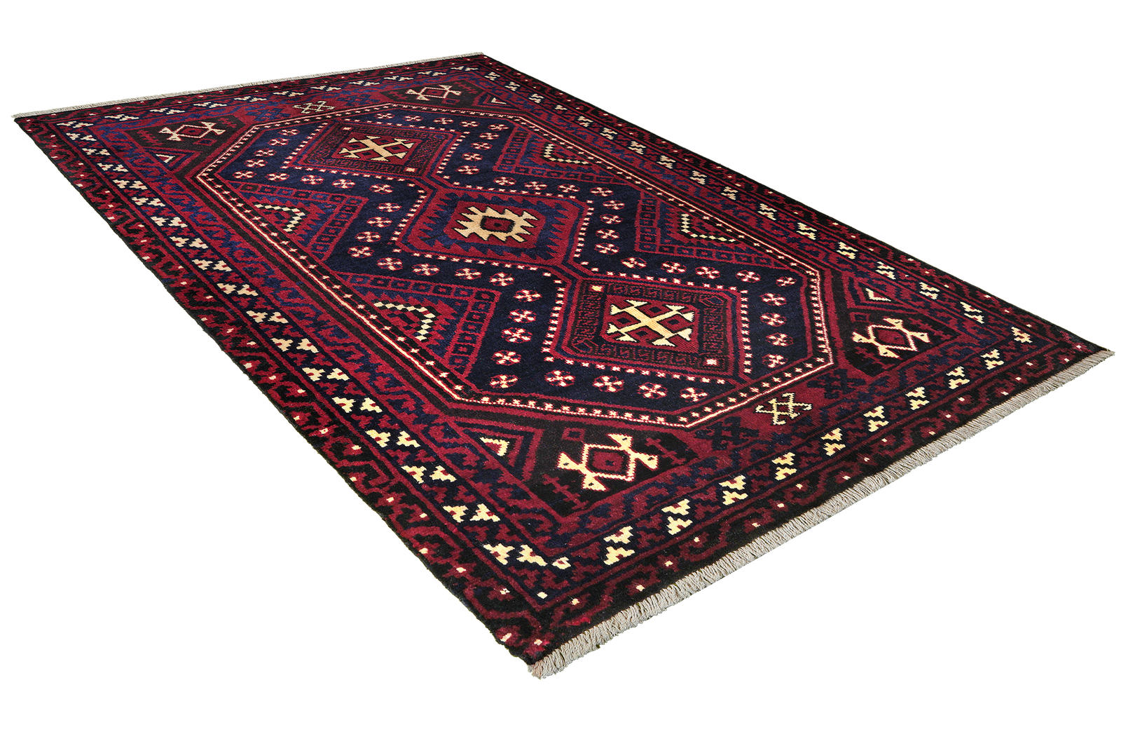 Lori — Handgefertigt, 191x144 cm, Bunt, 100% Virgin Wool | View 5