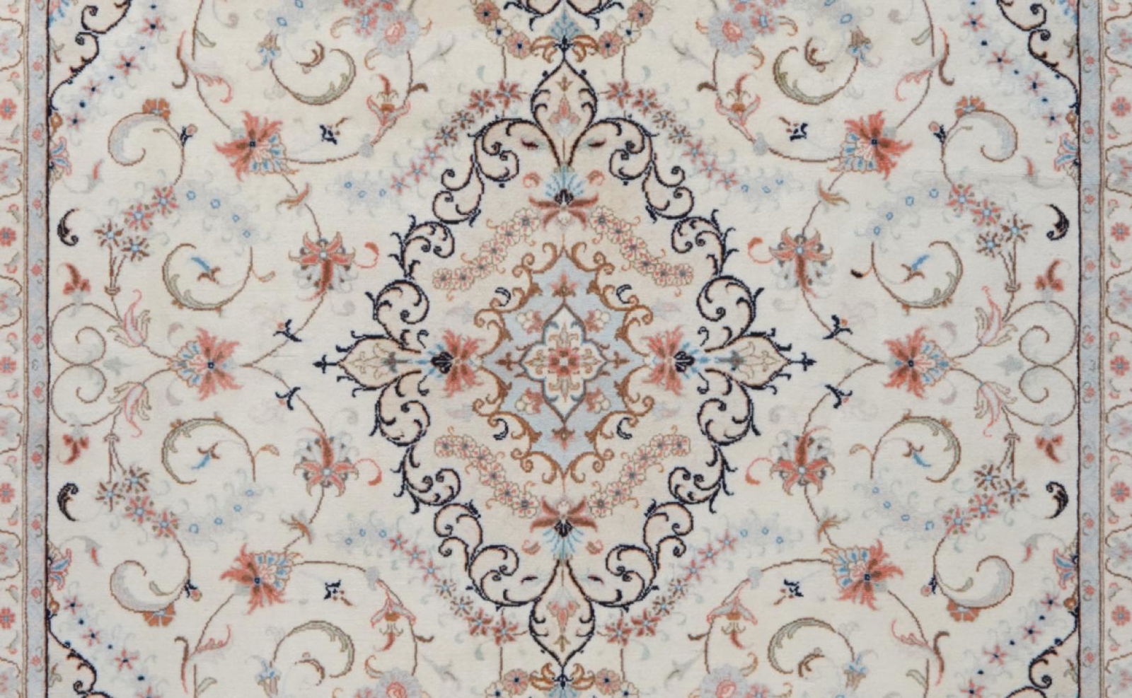 Yazd — Handgefertigt, 359x248 cm, Beige, 100% Virgin Wool | View 5