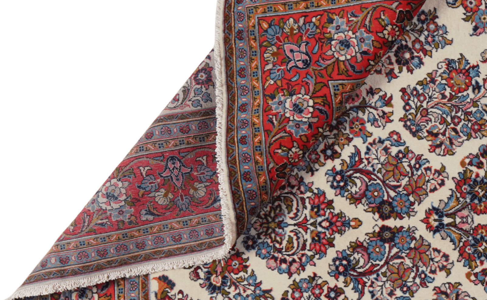 Sarough — Hand-knotted, 249x353 cm, Beige, 100% Virgin Wool | View 5
