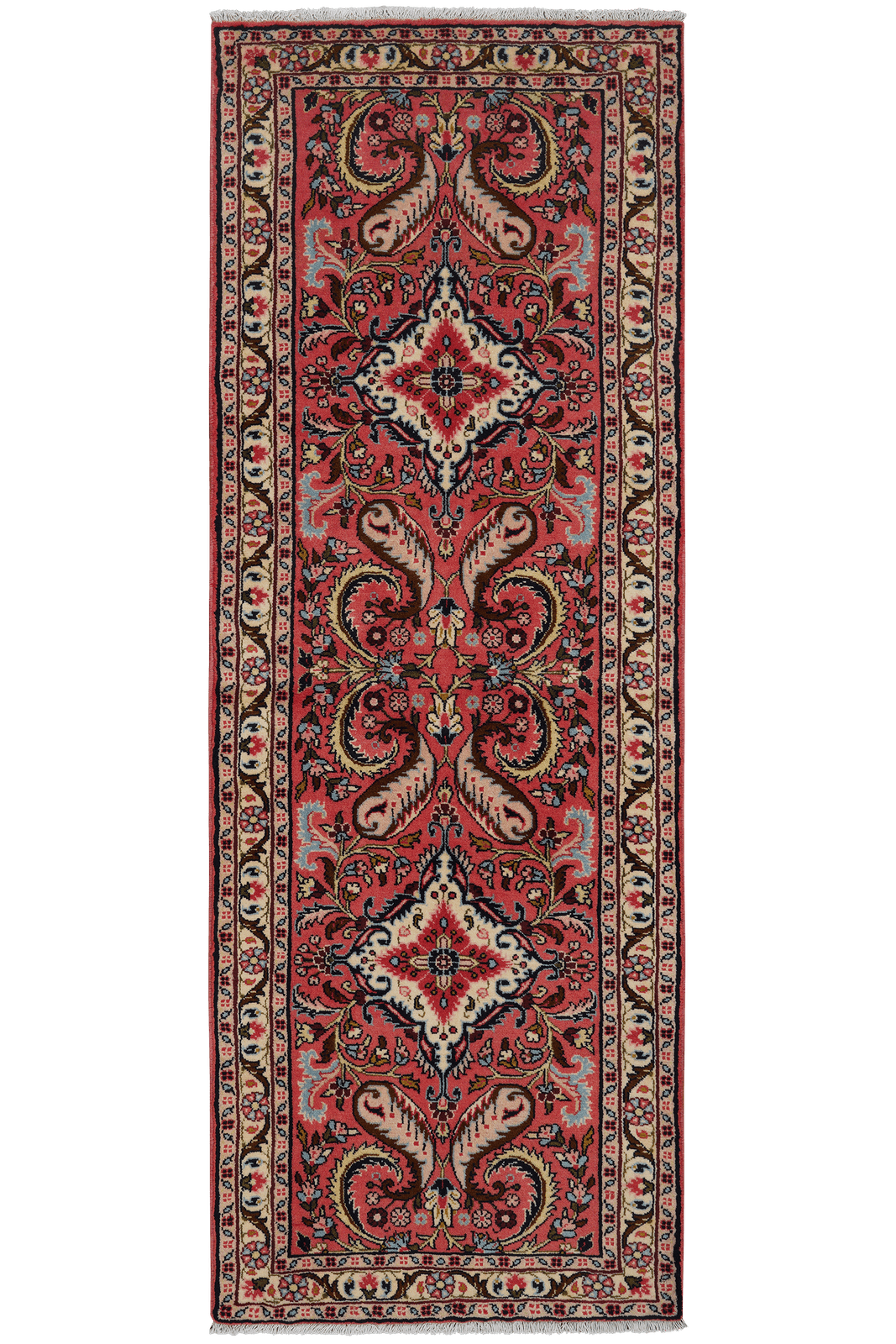 Mehreban — Hand-knotted, 80x224 cm, Red, 100% Virgin Wool | Main view