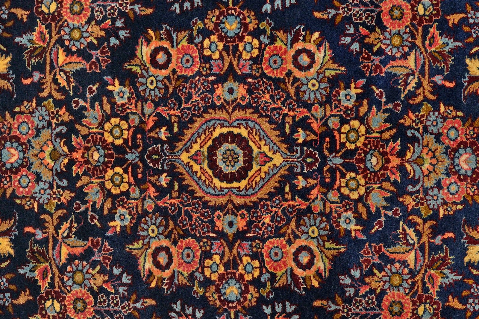 Mehreban — Hand-knotted, 132x200 cm, Blue, 100% Virgin Wool | View 6