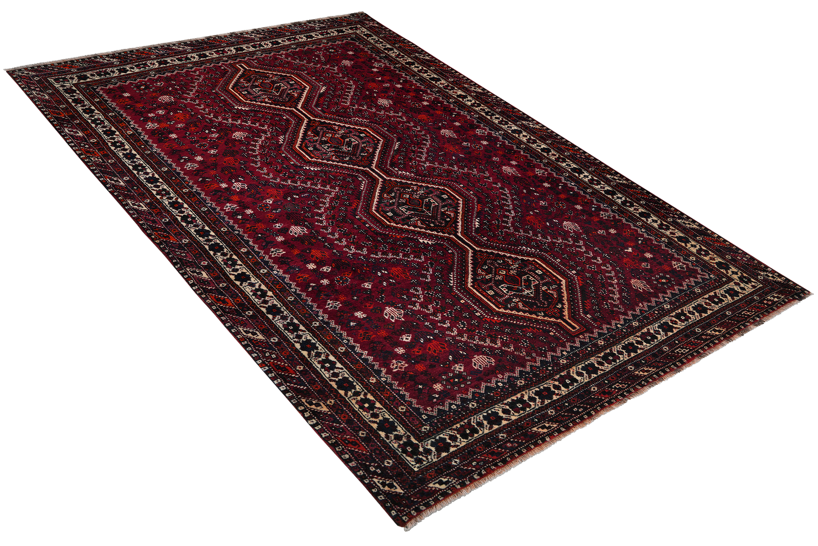 Shiraz — Handgefertigt, 308x209 cm, Beige, 100% Virgin Wool | View 5