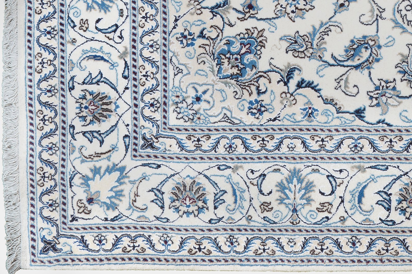 Nain 12La — Hand-knotted, 197x198 cm, Beige, 100% Virgin Wool | View 3