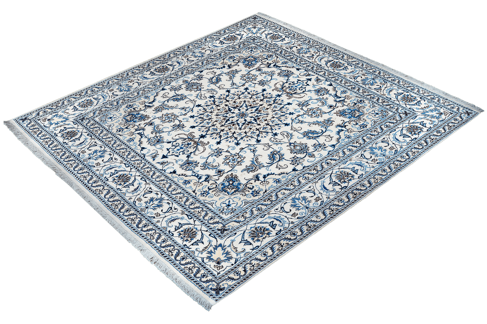 Nain 12La — Hand-knotted, 197x198 cm, Beige, 100% Virgin Wool | View 5