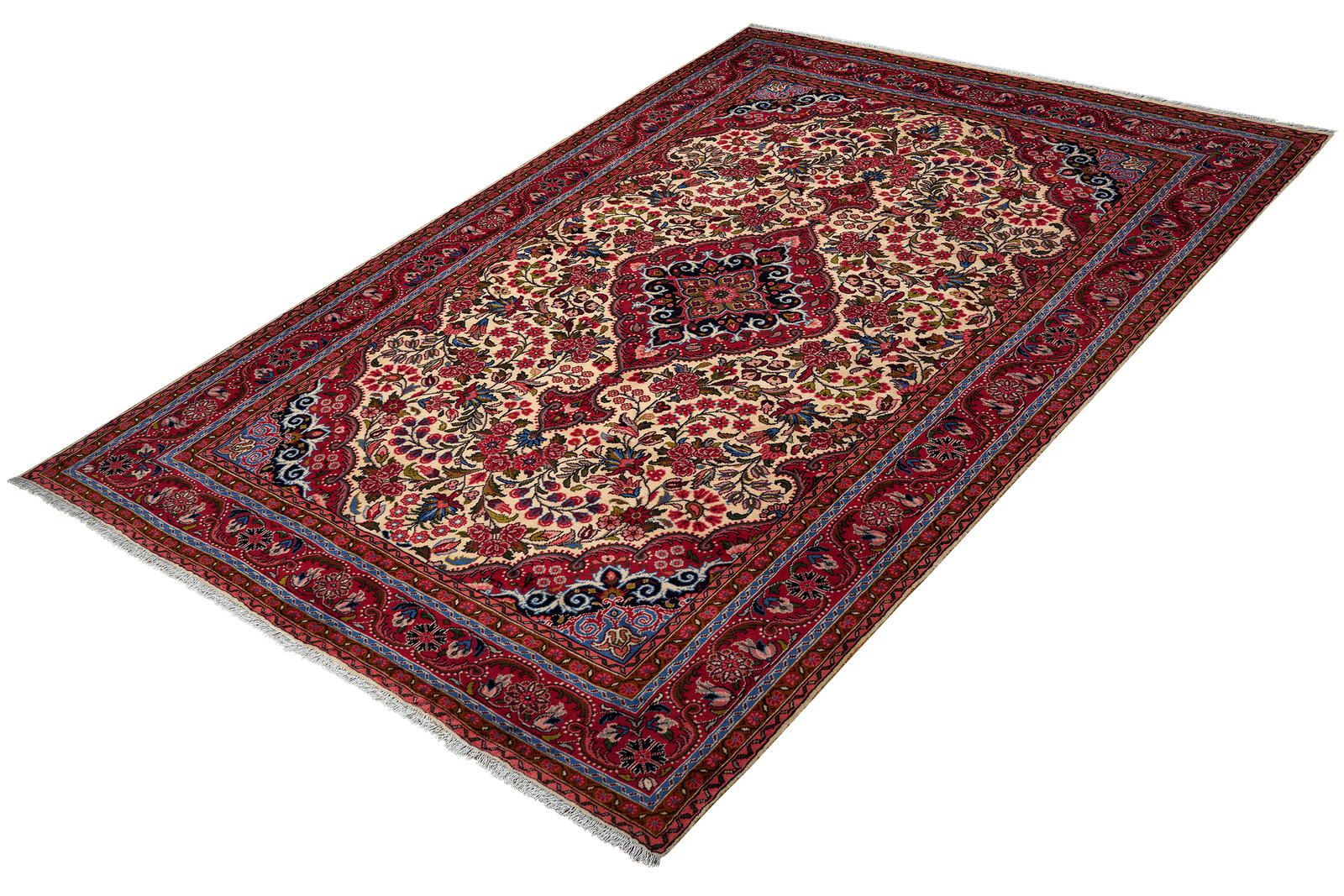 Djozan — Hand-knotted, 204x284 cm, Beige, 100% Virgin Wool | View 5