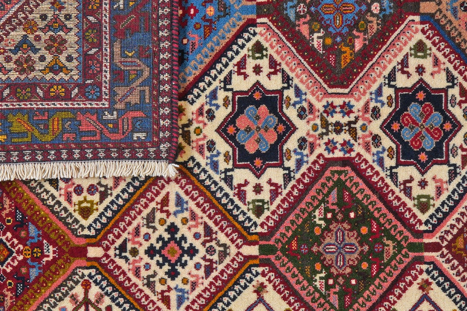 Yalameh — Hand-knotted, 101x160 cm, Beige, 100% Virgin Wool | View 7