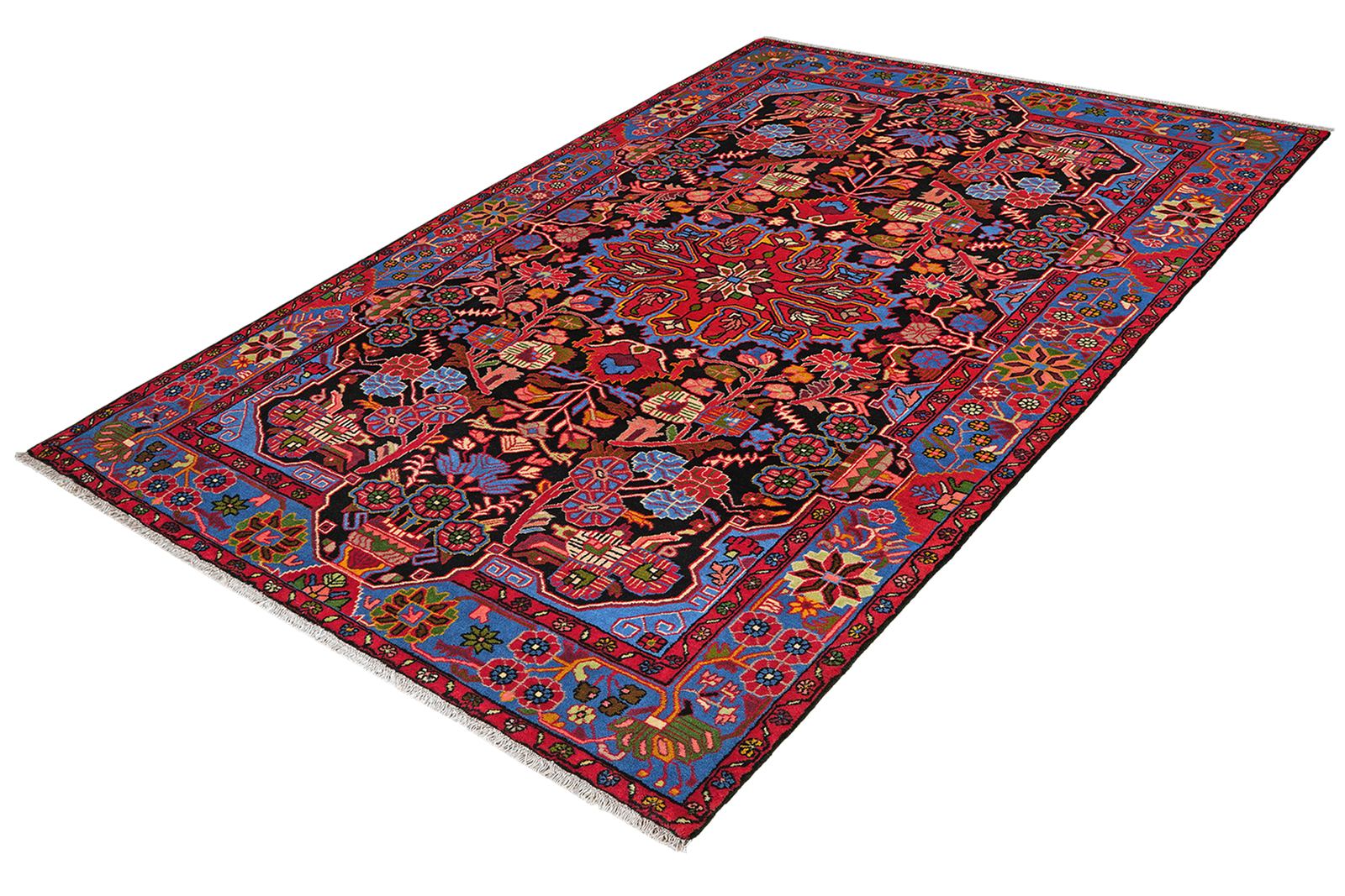 Nahavand — Hand-knotted, 158x250 cm, Blue, 100% Virgin Wool | View 5
