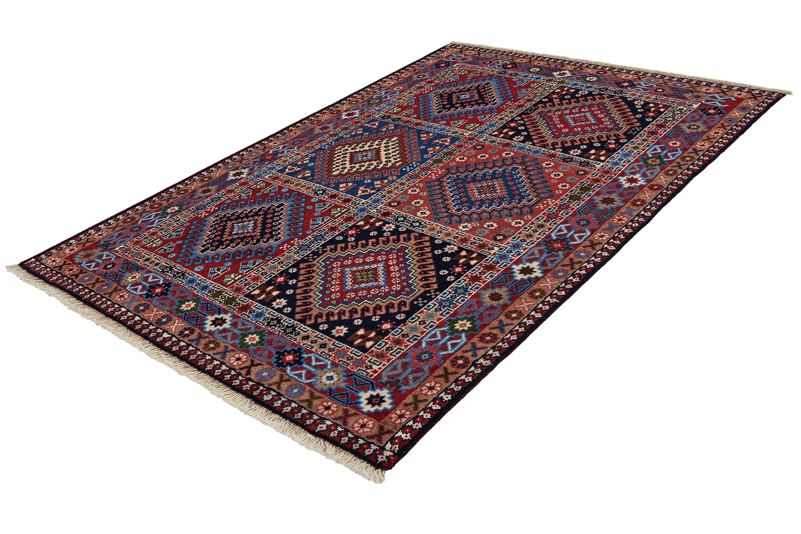 Yalameh — Hand-knotted, 97x147 cm, Multicolor, 100% Virgin Wool | View 5