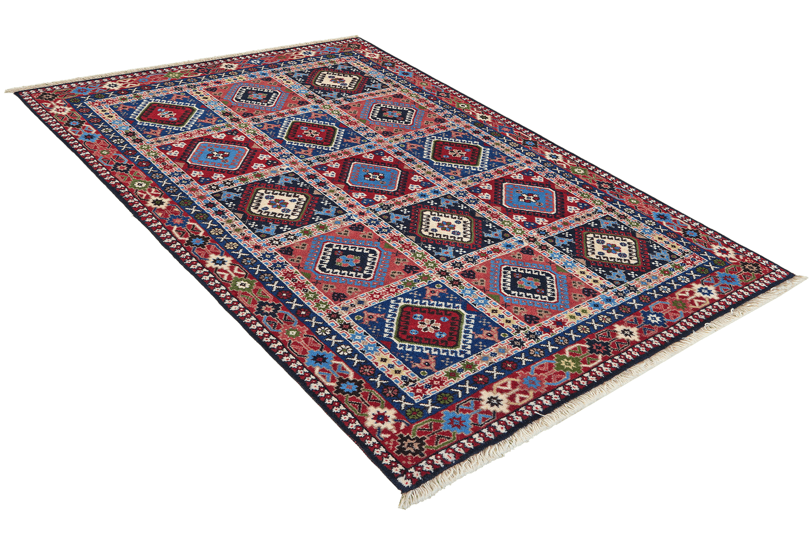 Yalameh — Hand-knotted, 98x158 cm, Multicolor, 100% Virgin Wool | View 4