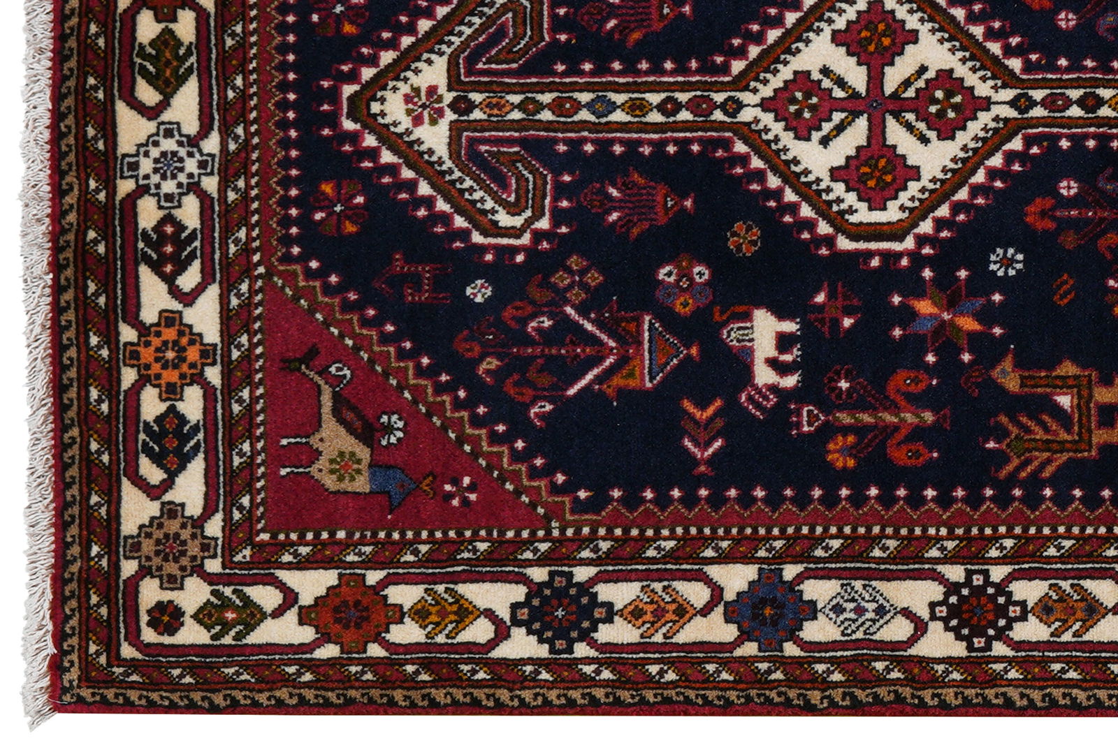 Nasrabad — Handgefertigt, 195x82 cm, Beige, 100% Virgin Wool | View 4