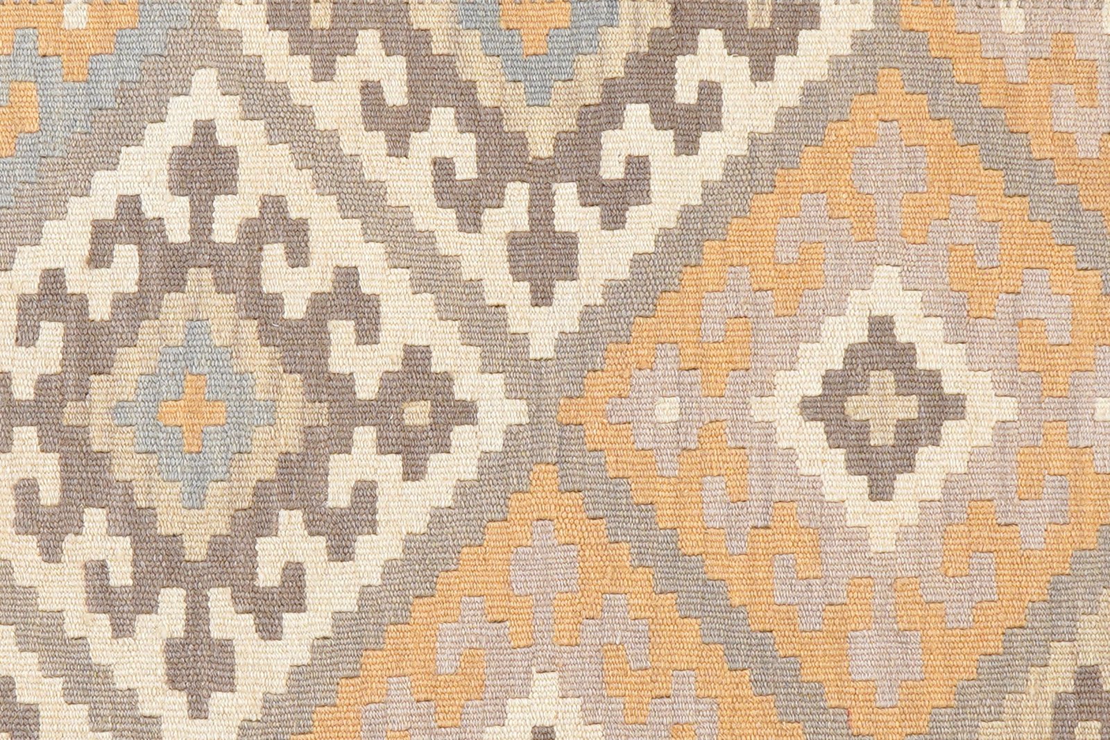 Kelim Gashgai — Handmade, 122x173 cm, Grey, 100% Virgin Wool | View 5