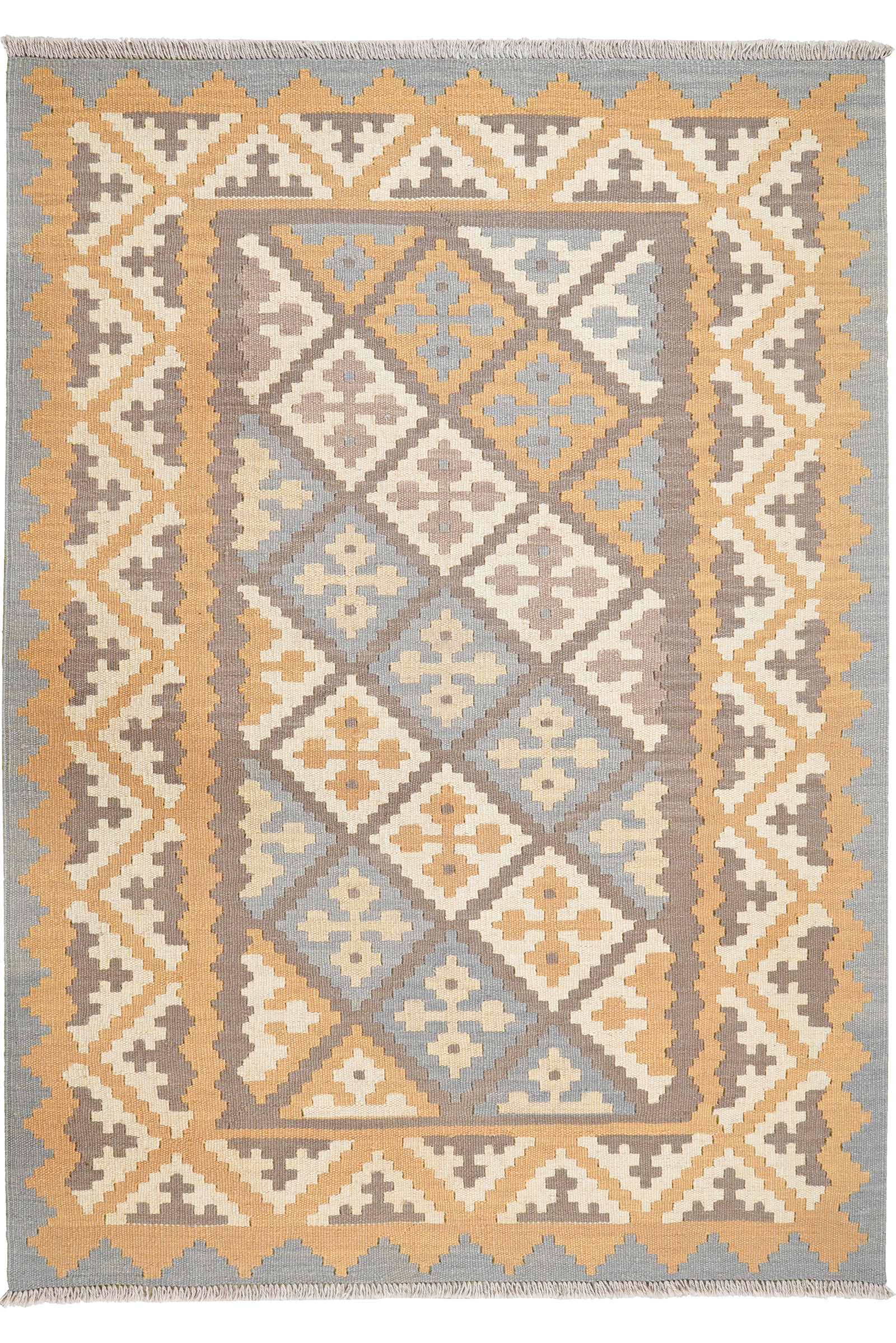 Ke.Gashgai T — Handgefertigt, 172x122 cm, Bunt, 100% Virgin Wool | Main view