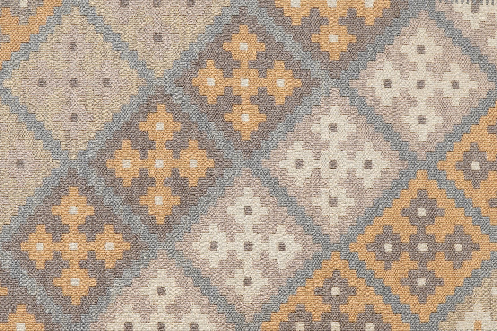Kelim Gashgai — Handmade, 122x180 cm, Grey, 100% Virgin Wool | View 5