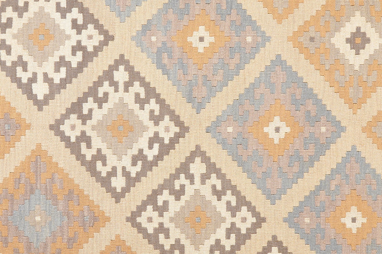 Kelim Gashgai — Handmade, 176x242 cm, Beige, 100% Virgin Wool | View 5