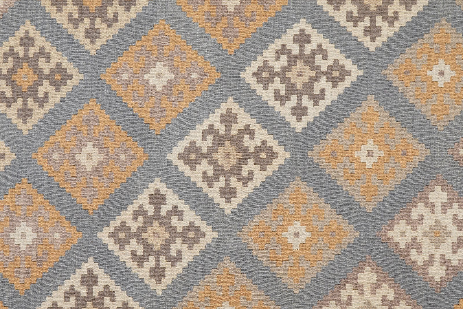 Kelim Gashgai — Handmade, 178x250 cm, Grey, 100% Virgin Wool | View 5