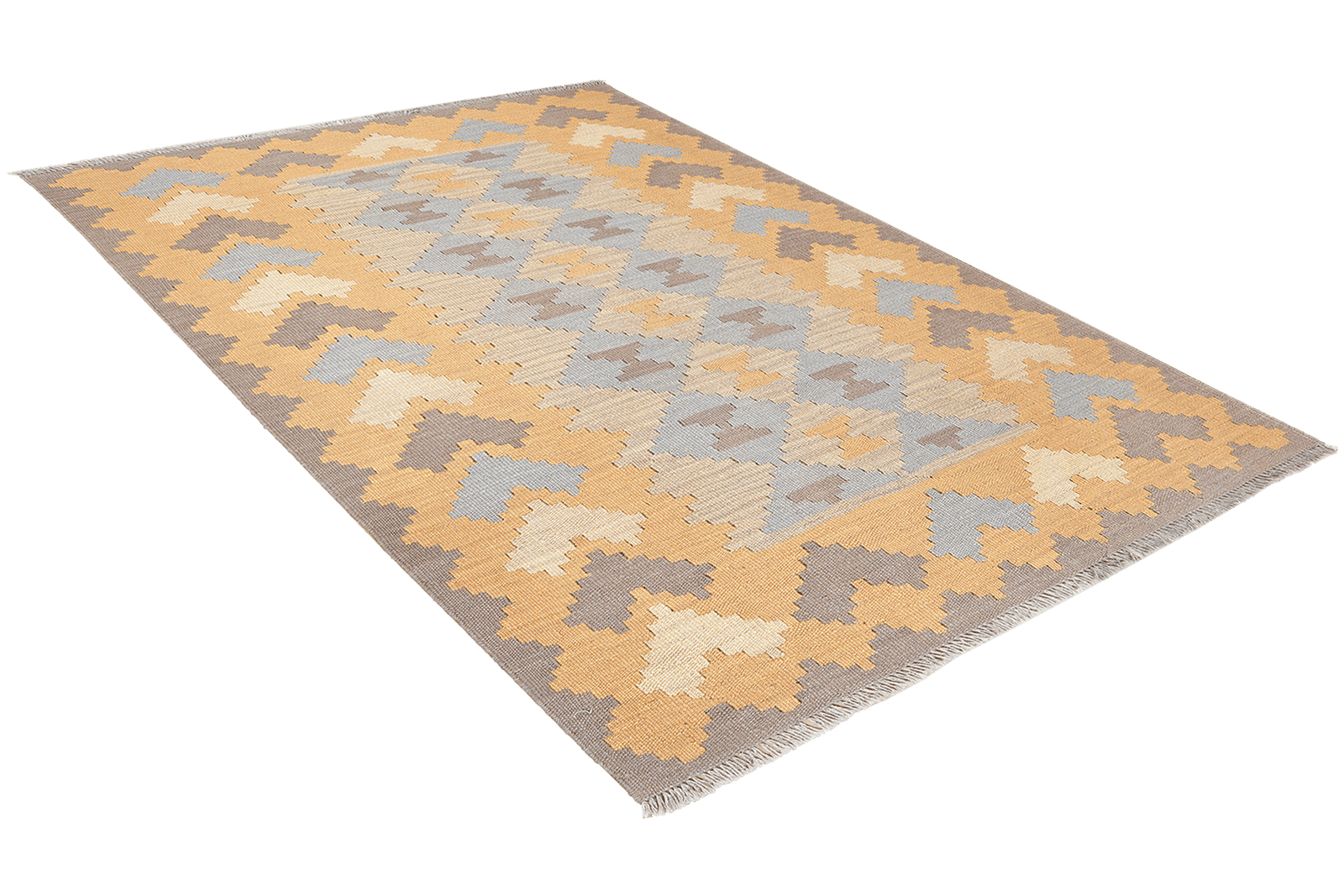 Kelim Gashgai — Handmade, 118x171 cm, Multicolor, 100% Virgin Wool | View 4