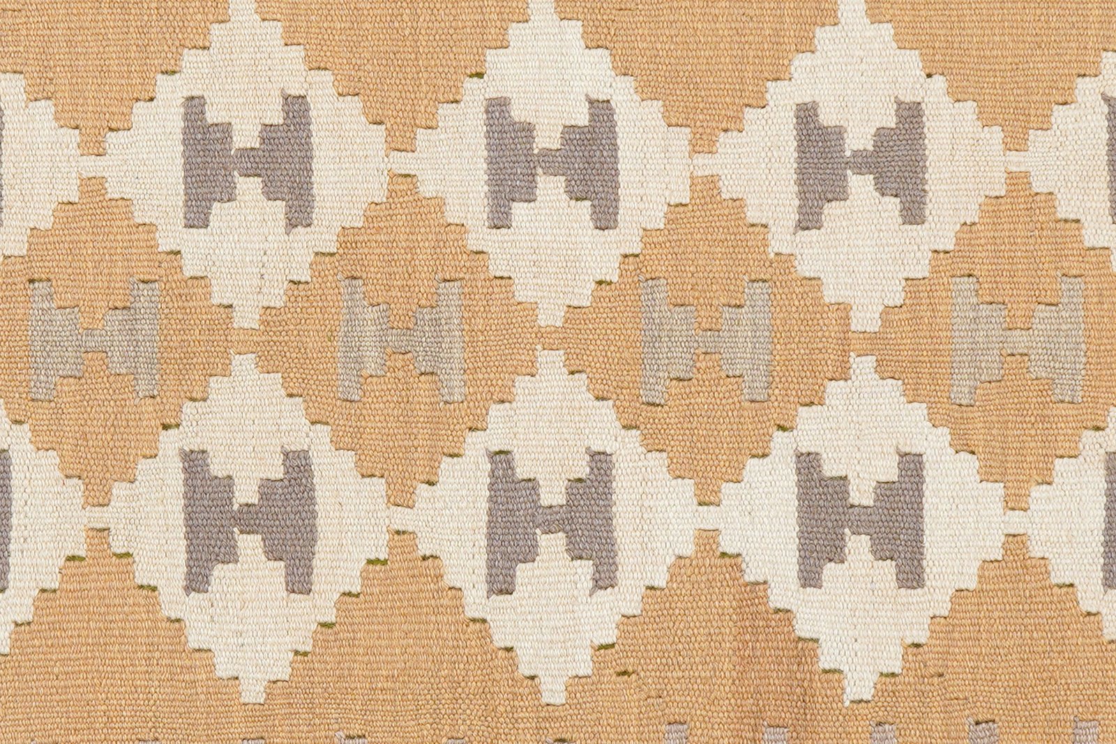 Kelim Gashgai — Handmade, 118x170 cm, Yellow, 100% Virgin Wool | View 5