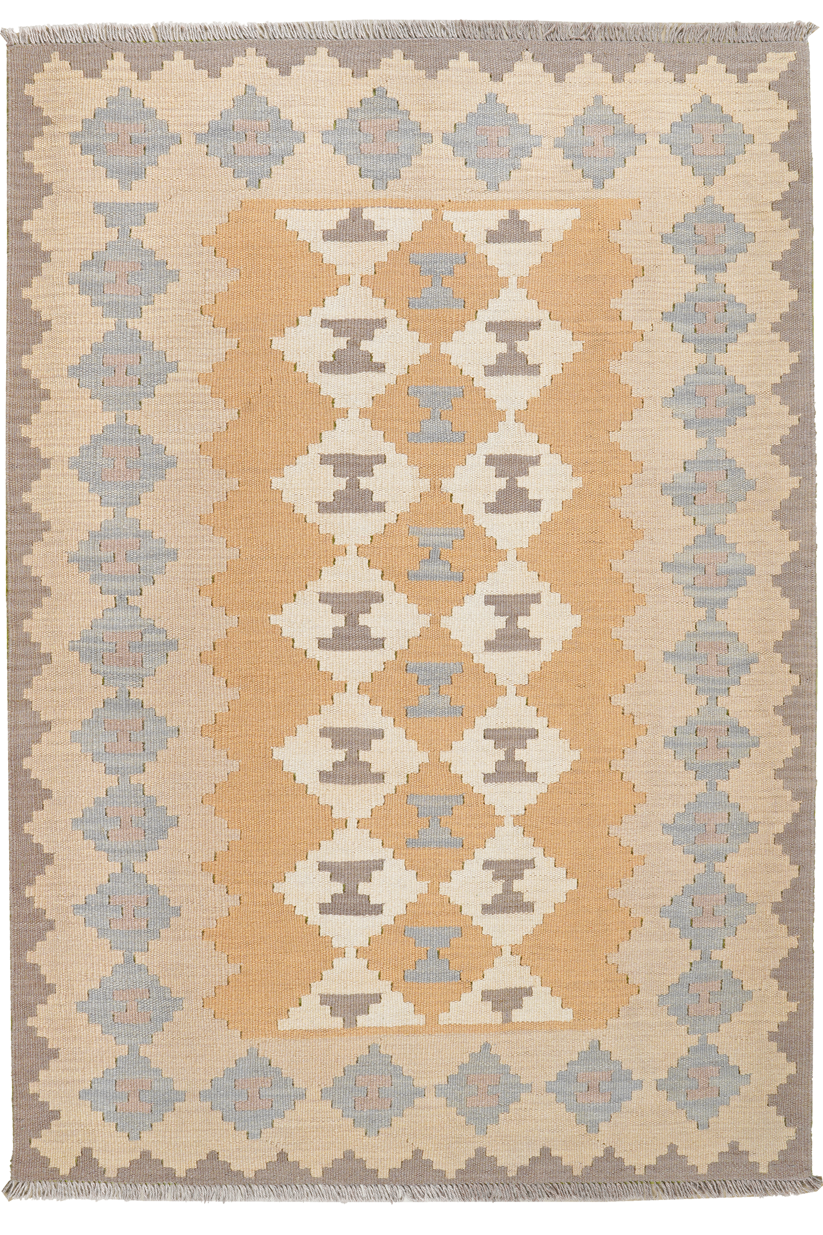 Ke.Gashgai T — Handgefertigt, 172x120 cm, Bunt, 100% Virgin Wool | Main view