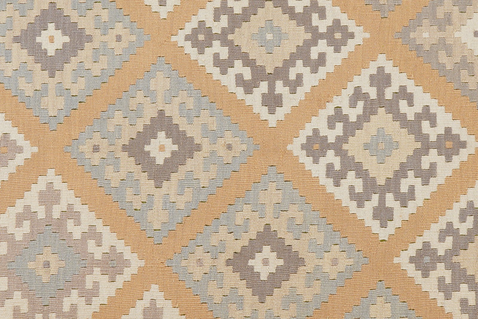 Kelim Gashgai — Handmade, 182x247 cm, Yellow, 100% Virgin Wool | View 5