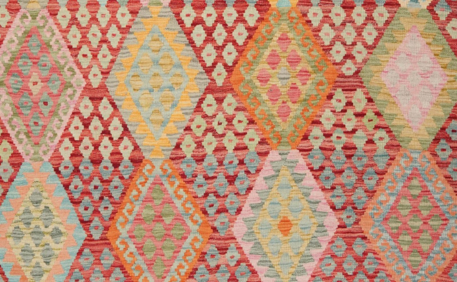 Kelim — Handmade, 206x308 cm, Multicolor, 100% Virgin Wool | View 4