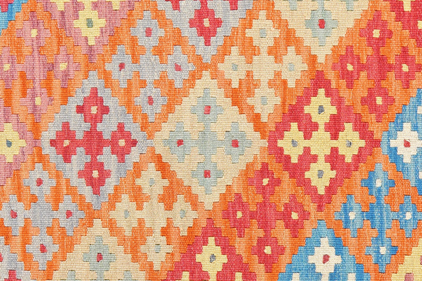 Kelim Gashgai — Handmade, 171x250 cm, Orange, 100% Virgin Wool | View 5