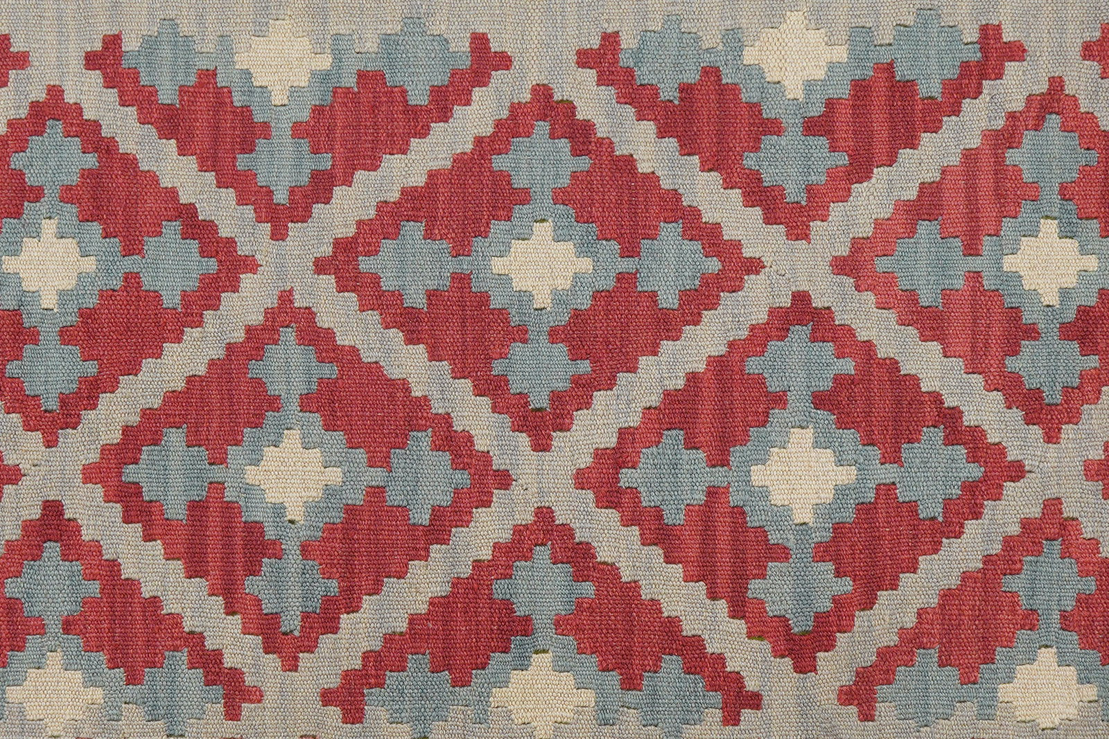 Kelim Gashgai — Handgefertigt, 174x125 cm, Rosa, 100% Virgin Wool | View 6