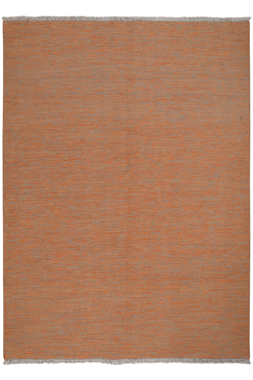 Kelim Gashgai — Handmade, 146x202 cm, Orange, 100% Virgin Wool | Main view