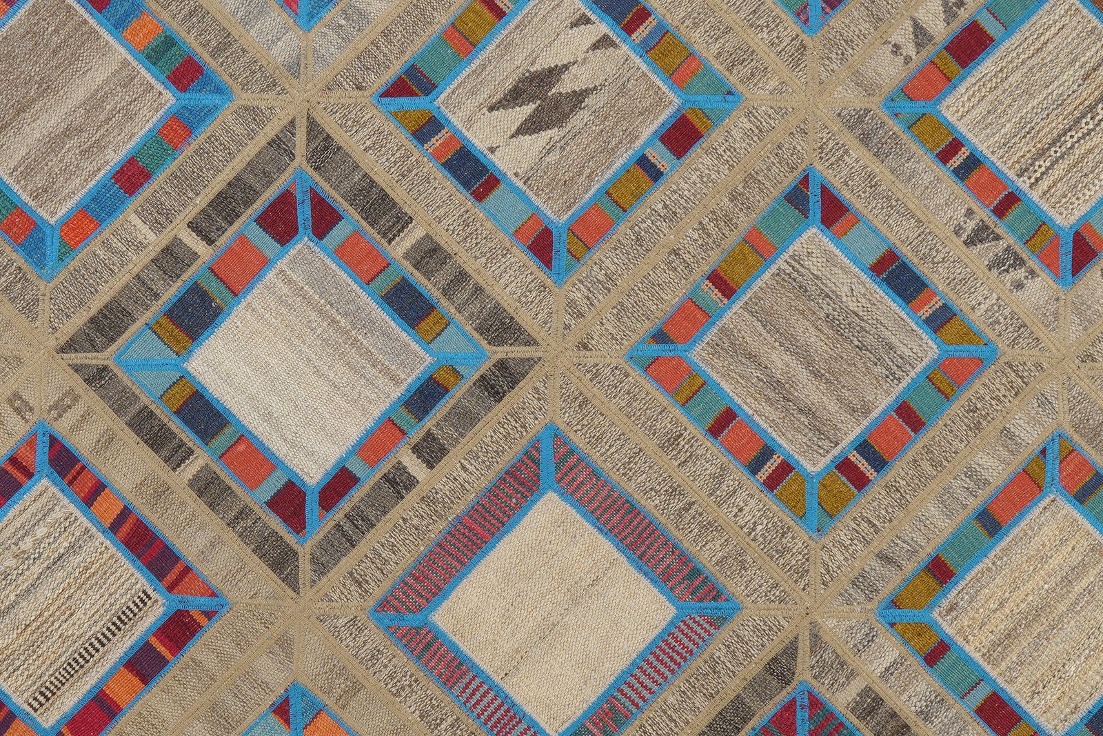 Kelim Tekkeh — Handmade, 167x240 cm, Multicolor, 100% Virgin Wool | View 5