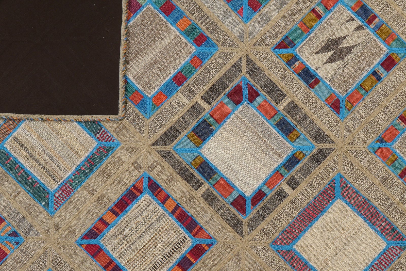 Kelim Tekkeh — Handmade, 167x240 cm, Multicolor, 100% Virgin Wool | View 6