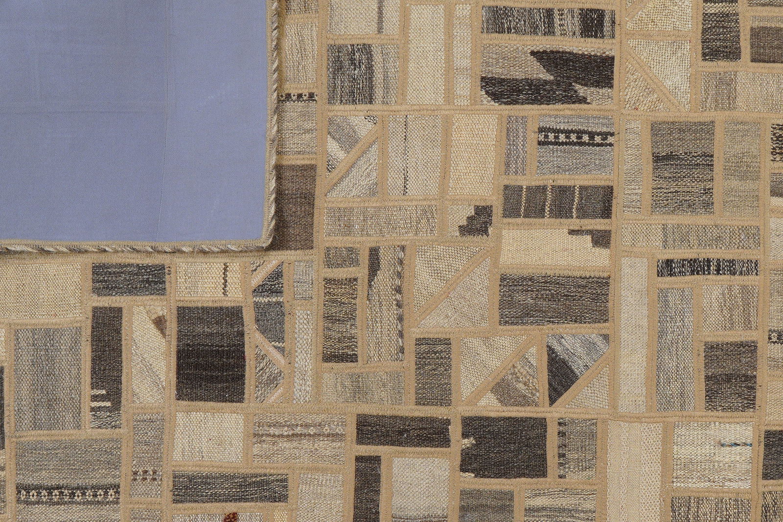 Kelim Tekkeh — Handgefertigt, 235x171 cm, Beige, 100% Virgin Wool | View 7
