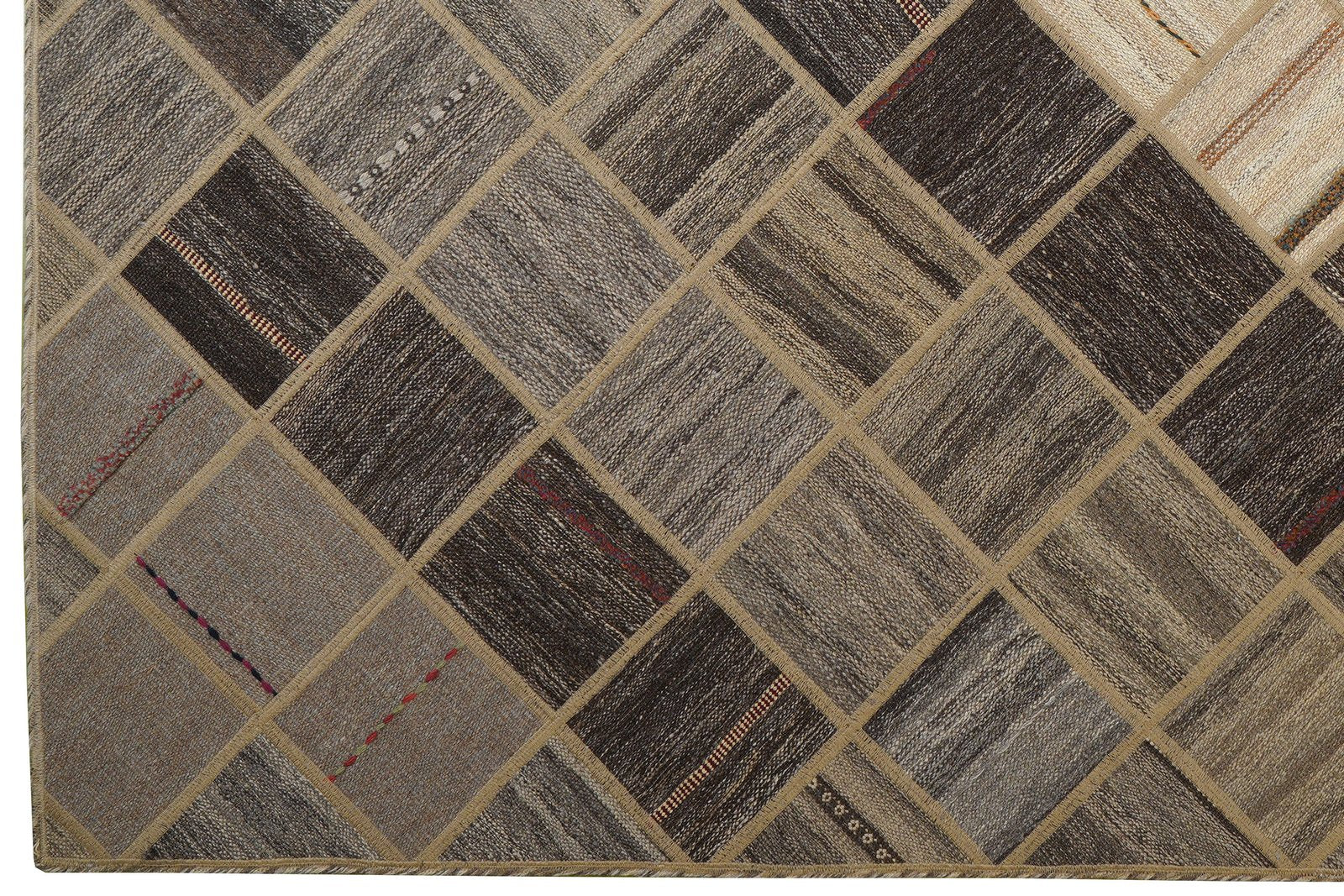 Kelim Tekkeh — Handmade, 170x240 cm, Multicolor, 100% Virgin Wool | View 3