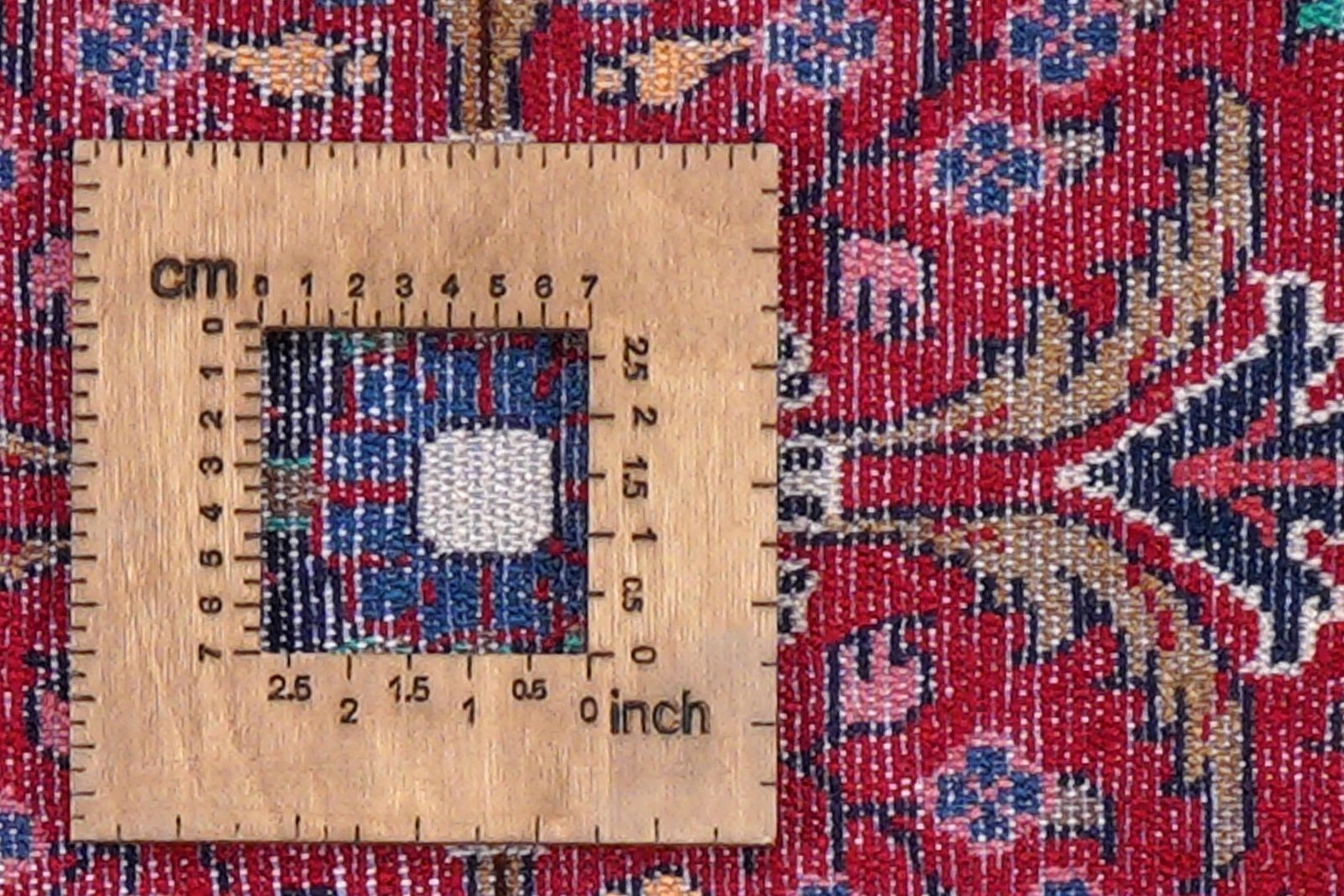 Dardjazin — Hand-knotted, 87x229 cm, Red, 100% Virgin Wool | View 8