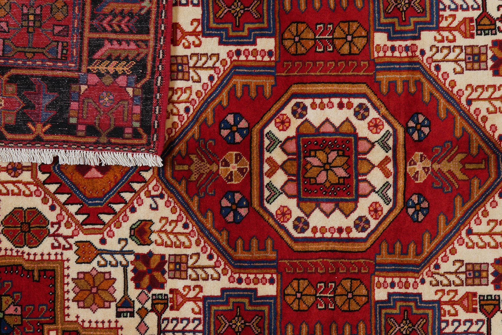 Nahavand — Hand-knotted, 143x201 cm, Beige, 100% Virgin Wool | View 7