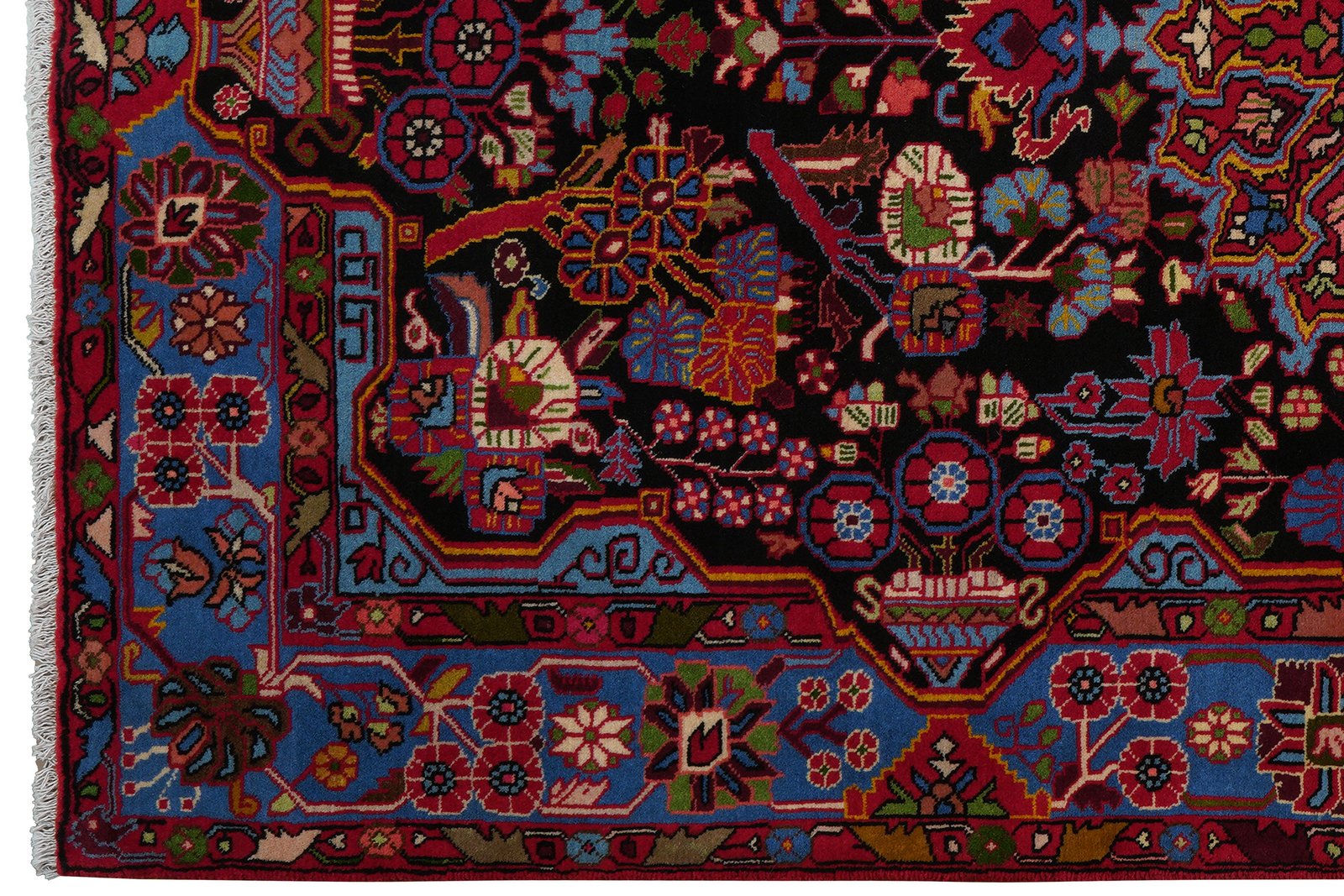 Nahavand — Hand-knotted, 154x250 cm, Blue, 100% Virgin Wool | View 3